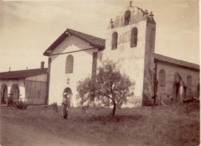 Madonna at Santa Inés Mission during the California journey