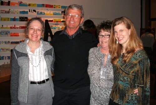 Jennifer Watson, Fred Downes, Siegie Baca and Kim Bullock at the end of Carl Ahrens Day