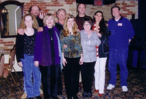 Group photo at the Rum Runner in the Walper Terrace Hotel after Carl Ahrens Day
