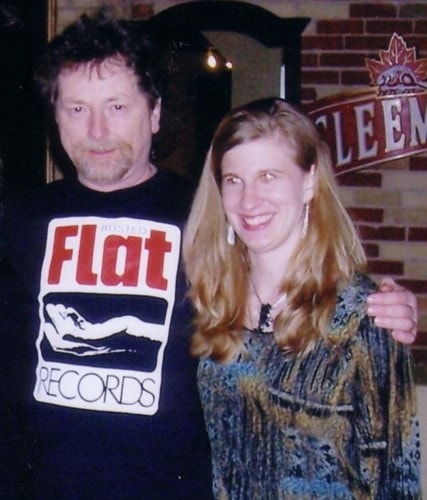 Kim Bullock and rych mills at the Rum Runner Pub in the Walper Terrace Hotel