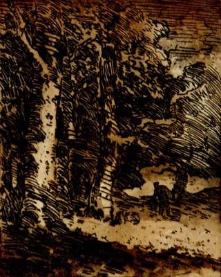 Landscape With Figure Carrying Sack