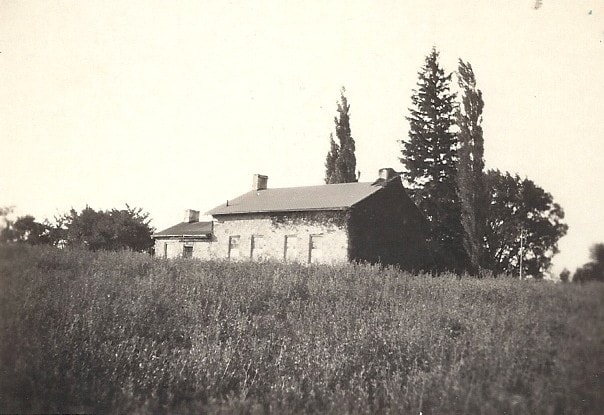 The stone farmhouse known as Big Trees, the Ahrens family home just outside Galt, Ontario, 1923–1935