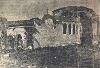 Mission San Juan Capistrano painting by Carl Ahrens