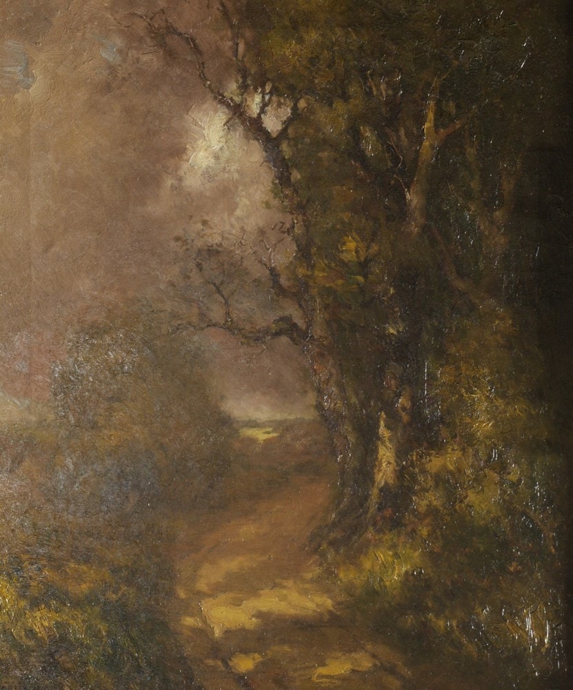 Moving Shadows — oil on canvas by Carl Ahrens, c. 1910, Collection of Sandu Sindile