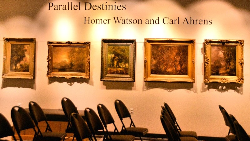 In the main gallery of the Dundas Museum & Archives (Mercers)