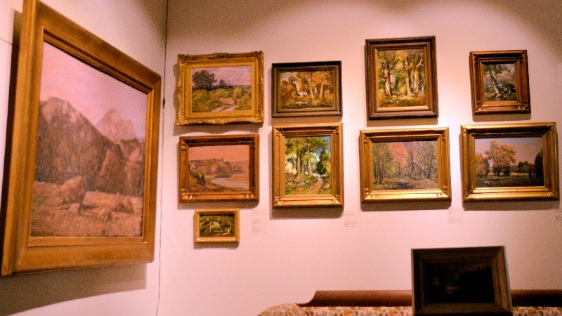 In the main gallery of the Dundas Museum & Archives