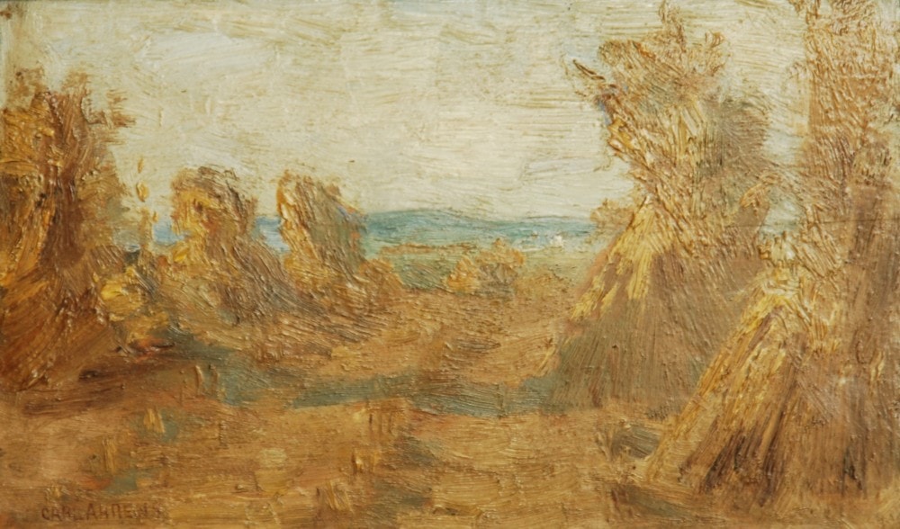 Harvesting by Carl Ahrens before restoration