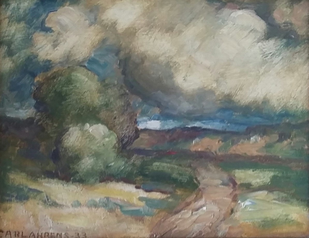 Path in Field before restoration
